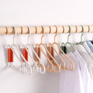 2024 New design Magic Space Saving Coat Hangers Plastic Foldable Hanger Clothes Organizers Rack For Small Space