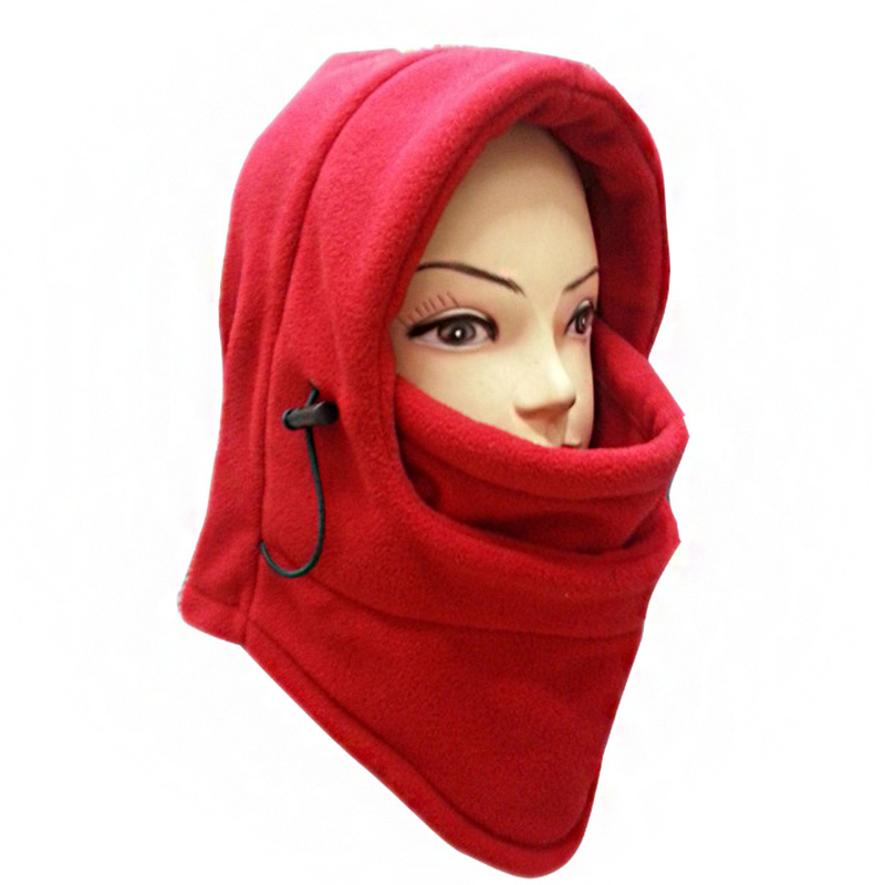 Windproof Polar fleece balaclava for winter Multifunctional hats and neck warmer