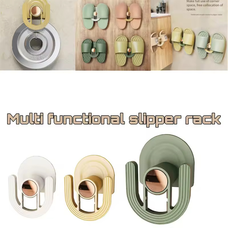 Hot Selling Simple Style Bathroom Wall Mounted Shoes Rack Custom Slippers Holder Storage Racks