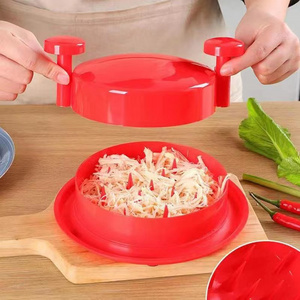 Meat Twist Shredding Machine Non-Slip Base Handle Chicken Grinder Chicken Breast Shredder Tool With Removable Plate