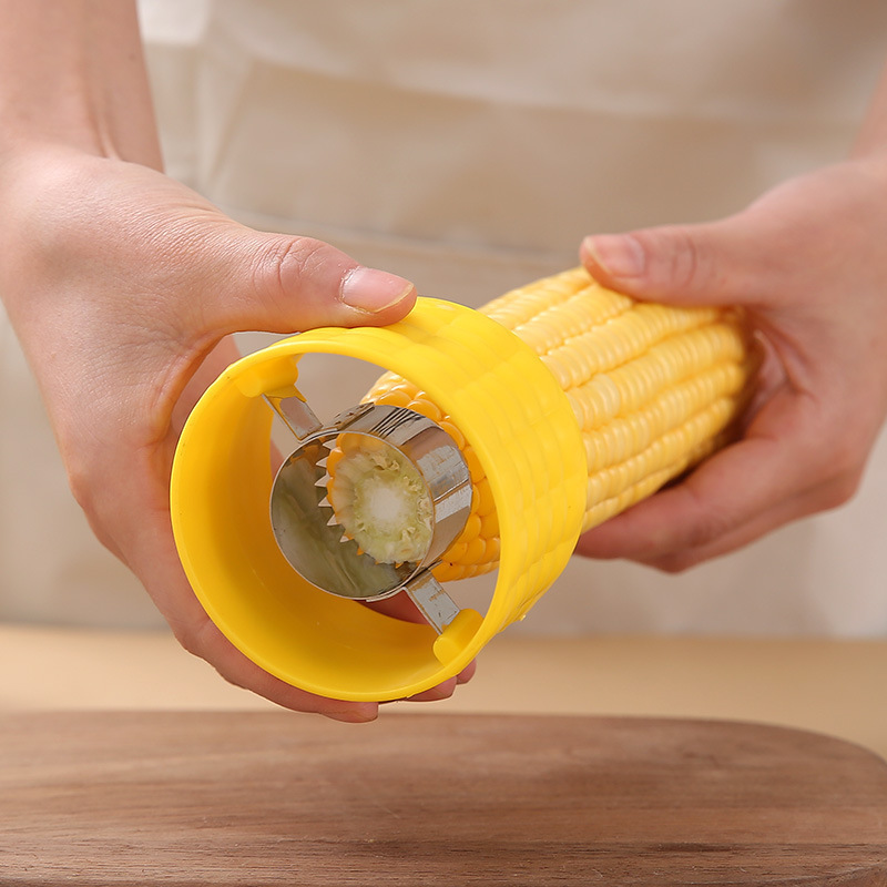 Stainless Steel Corn Stripper Fruit Vegetable Tools Corn Cob Remover Cutter Shaver Kitchen Gadgets Accessories Cooking Tools