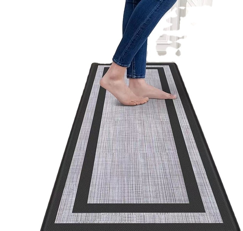 Kitchen Anti Fatigue Mat PVC Non Slip Rugs and Waterproof mats Standing Floor Mats for House Sink Bathroom