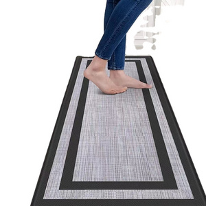 Kitchen Anti Fatigue Mat PVC Non Slip Rugs and Waterproof mats Standing Floor Mats for House Sink Bathroom