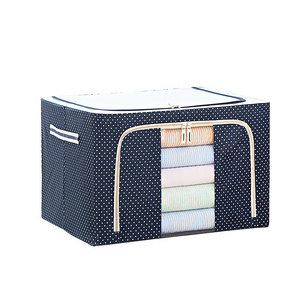 Wholesale 22L ,66L , 72L, 100L Home Storage and Finishing, Multiple Capacities Foldable Fabric Storage Box with Lid