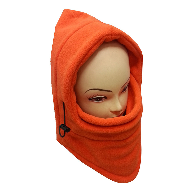 Windproof Polar fleece balaclava for winter Multifunctional hats and neck warmer