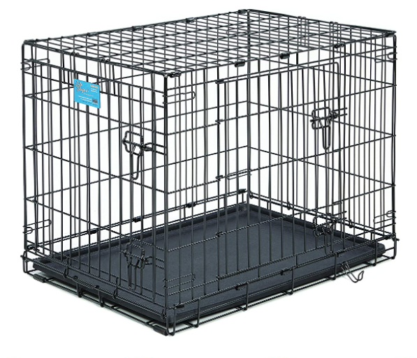 Double door foldable pet carrier cage pet cages carries dog cage crates for dogs