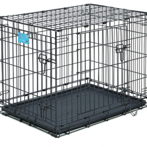 Double door foldable pet carrier cage pet cages carries dog cage crates for dogs