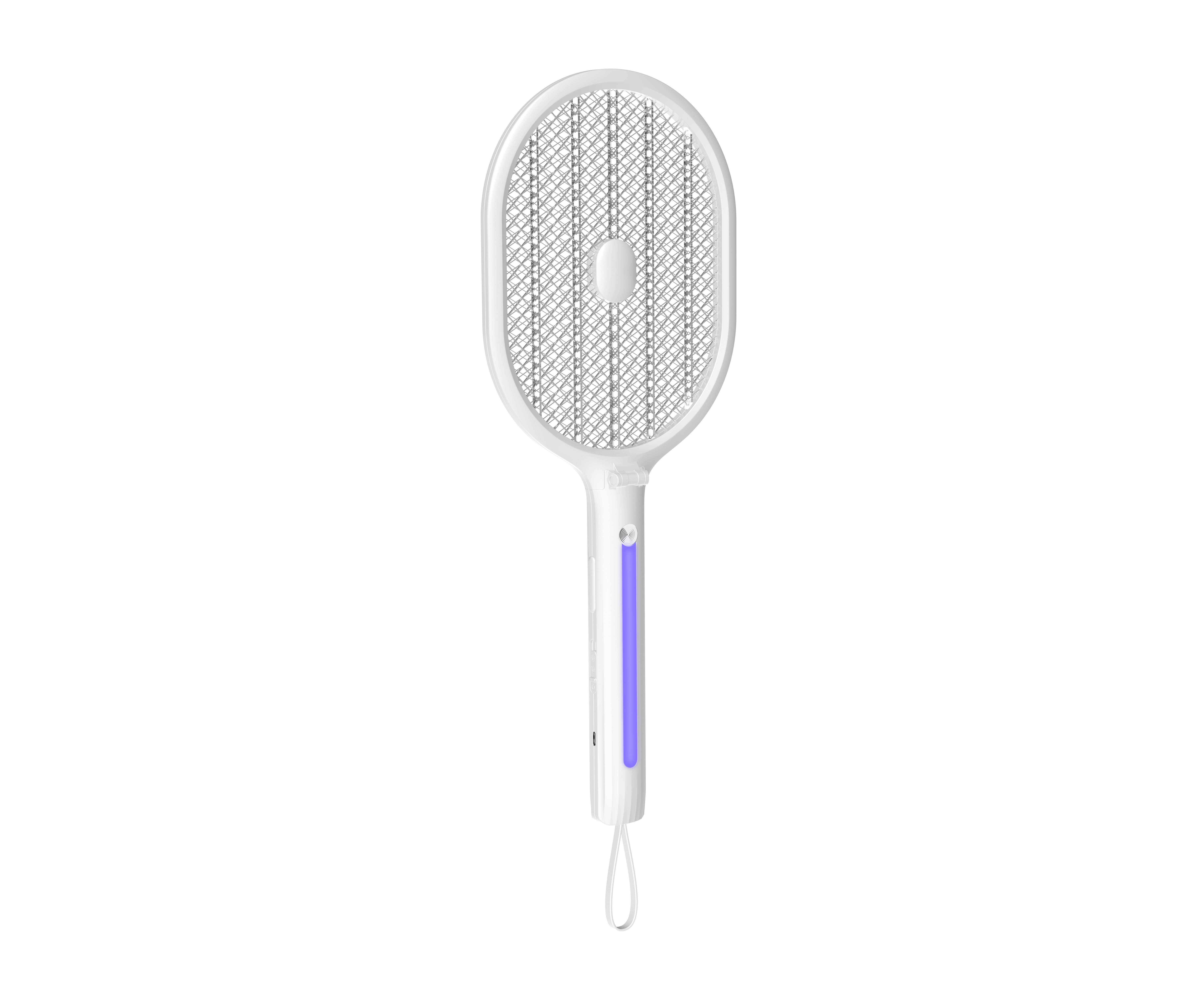 2022 New Design Led USB Electric Mosquito Racket Battery bug zapper swatter racket For Indoor