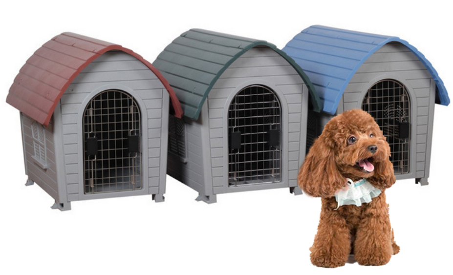 new large plastic waterproof outdoor dog house cage carrier kennels for pet