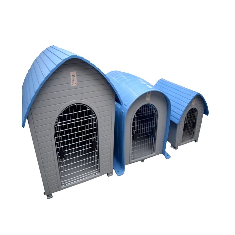 new large plastic waterproof outdoor dog house cage carrier kennels for pet