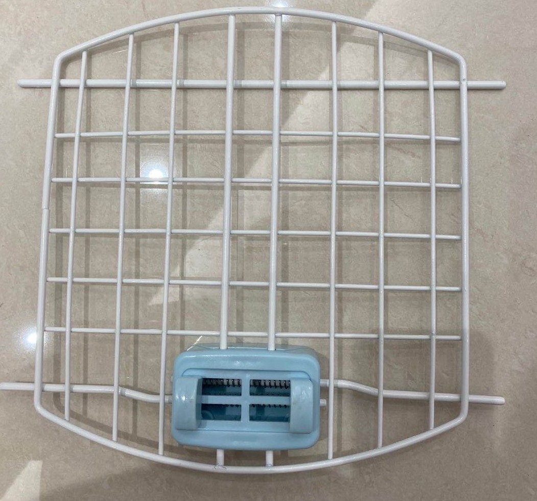 plastic dog cat pet carrier with double door