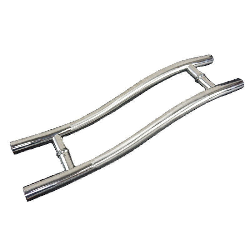 stainless steel glass door handle  stainless steel door handle 304 lock sliding shower glass handle stainless steel pull handles