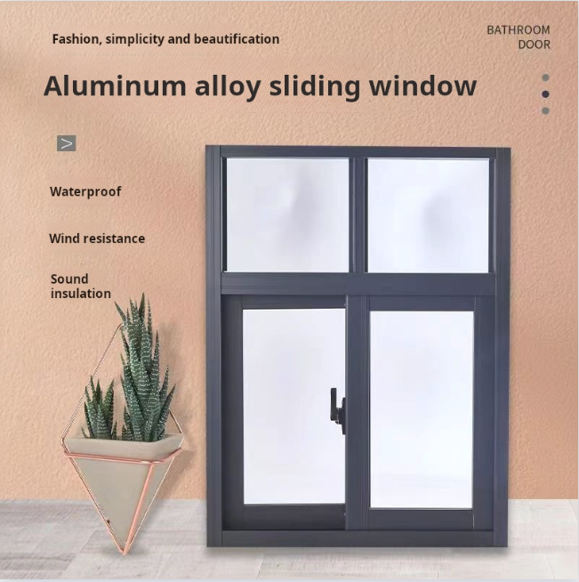 Aluminum alloy doors and windows sliding windows customized soundproof glass windows