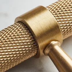 furniture knurled aged brass pull out solid brass hardwarebrass knurled handle Furniture Knobs handles for drawer