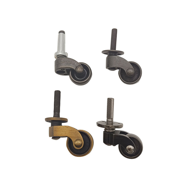 Light furniture hardware castor sofa universal wheel heavy mute pulley small cart wheel European furniture roller