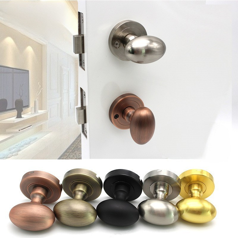 Wholesale invisible door locks from nicedune egg shaped locks for indoor doors oval handle locks for home decoration doors