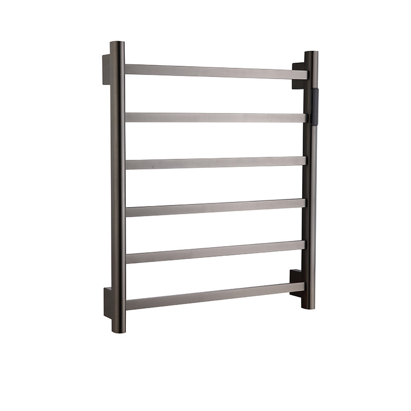 Brushed Jinzhineng carbon fiber heating electric towel rack, bathroom disinfection and drying rack, stainless steel towel rack