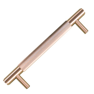 Brass furniture hardware handle modern cabinet knob bar cabinet door furniture embedded door handle