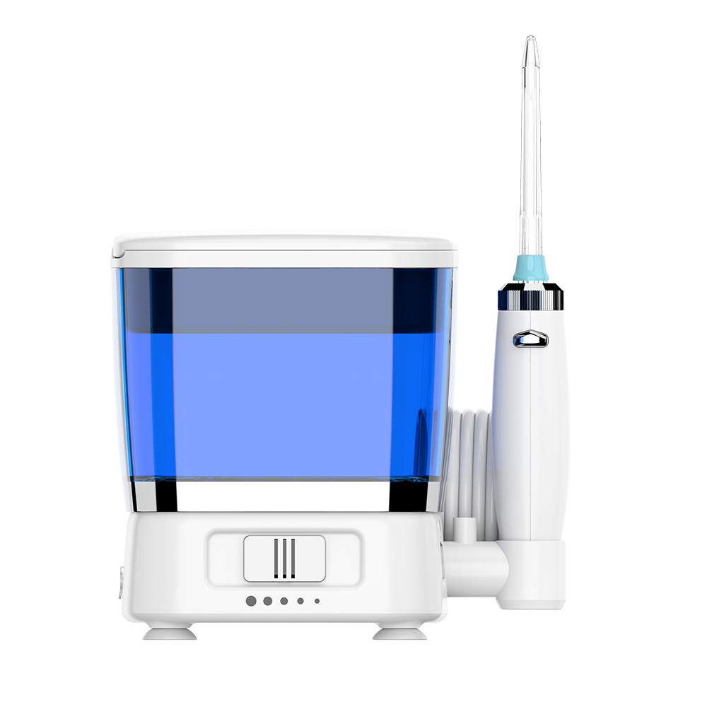 500ml IPX7 Oral Hygiene Portable Water Jet Water Flosser DentalPik Cordless Dental Jet Floss Oral Irrigator Teeth Whitening Kit