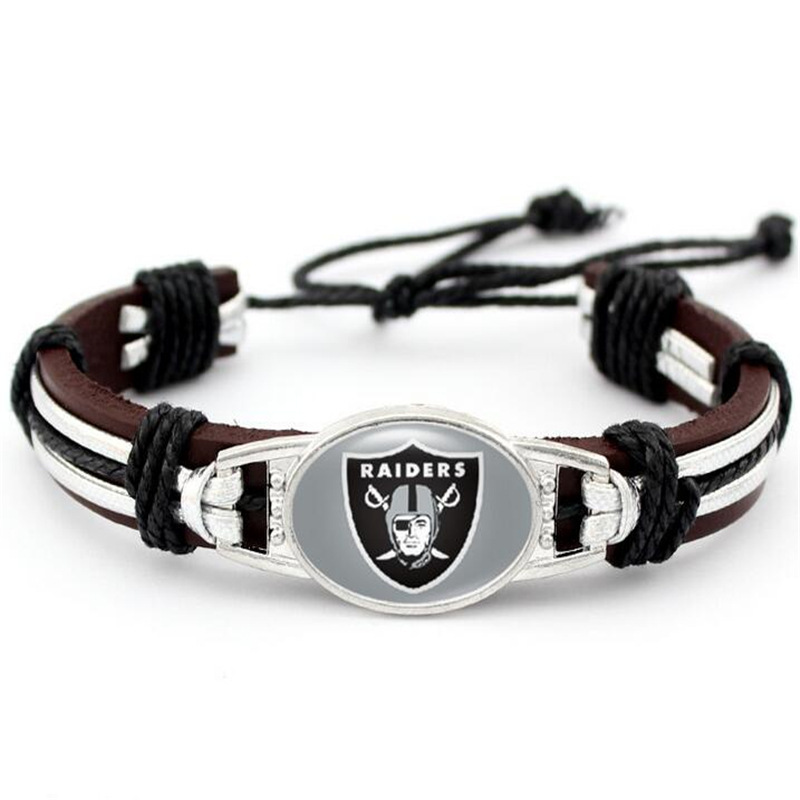 American football team Buffalo Bills woven umbrella rope survival bracelet