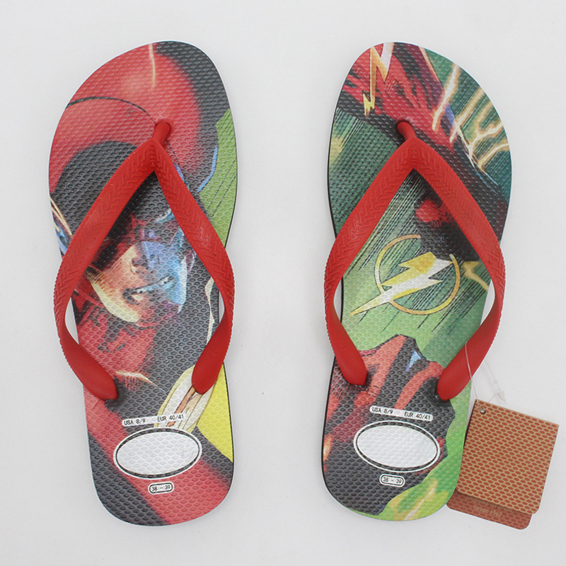 GRS Brazil Lady  Pattern Printing Wedding Slippers Women Summer Beach Rubber Flip Flops