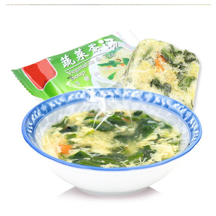 Chinese Vegetable Egg Soup Pack Instant Soup  Ready Soup