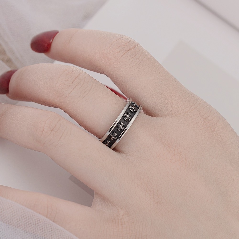 Wholesale Fashion silver custom stainless steel rings for women