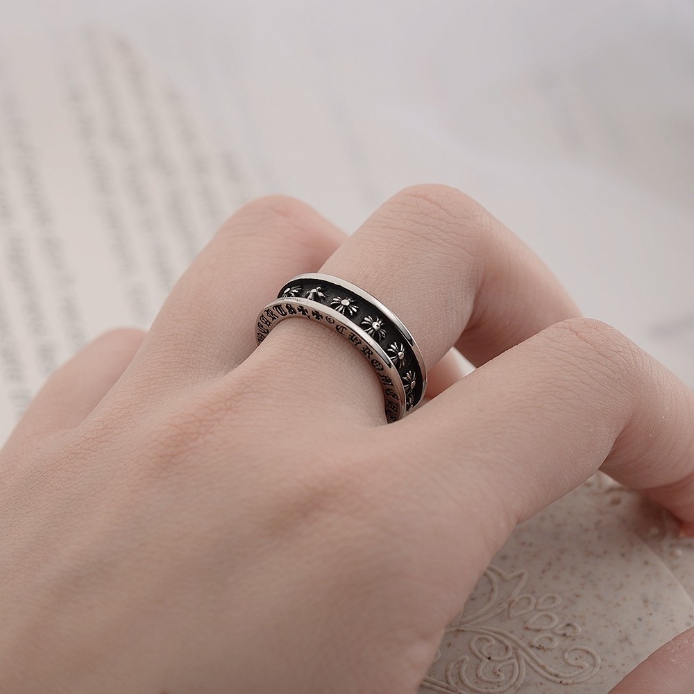 Wholesale Fashion silver custom stainless steel rings for women