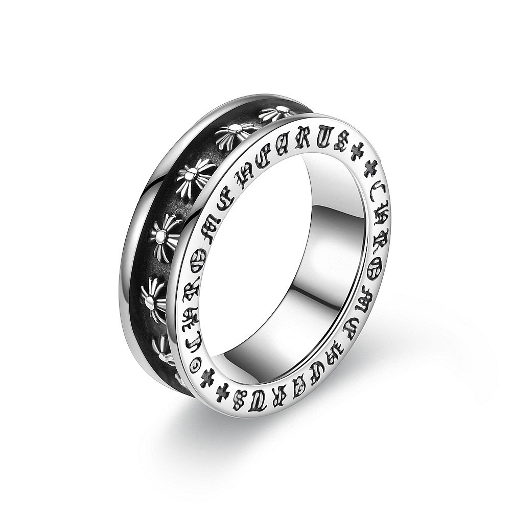 Wholesale Fashion silver custom stainless steel rings for women