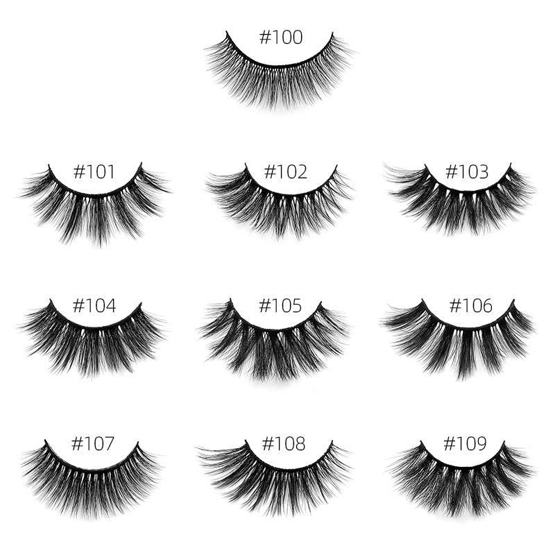 Hot sell Eyelash wholesale 30/40/50/100pairs 3d Mink Lashes Natural False Eyelashes Messy 5D Eyelashes Makeup False Lashes