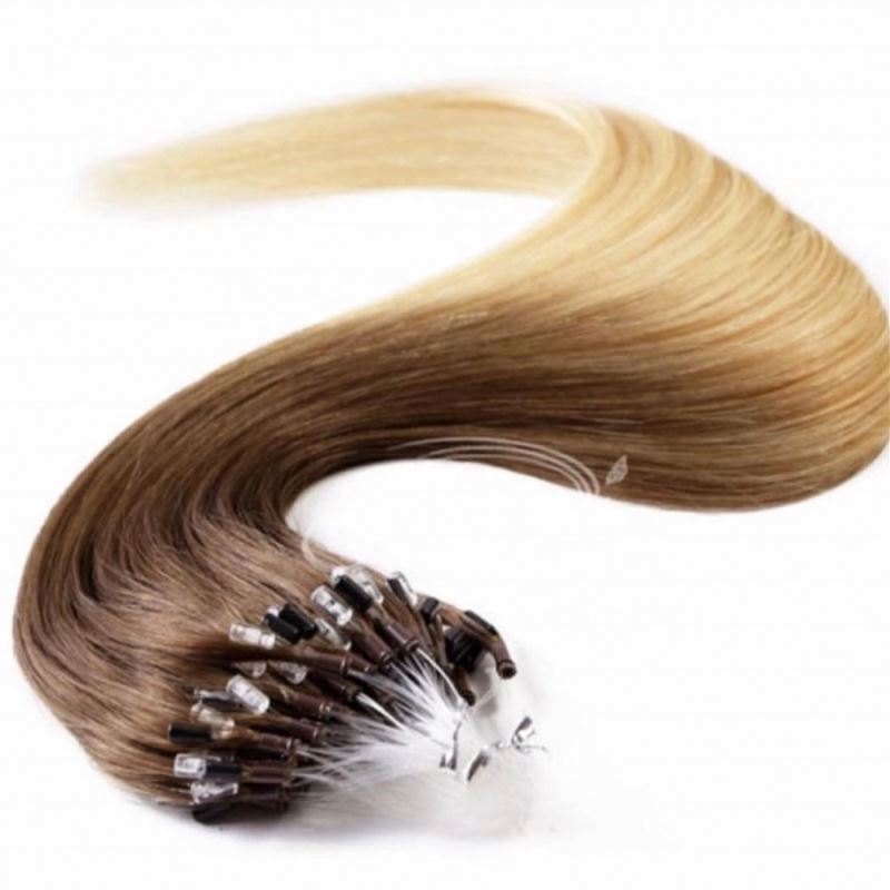 Micro Ring Extensions Kinky Straight Color Lock Twist Easy Loop Remy Mirco Link Human Hair