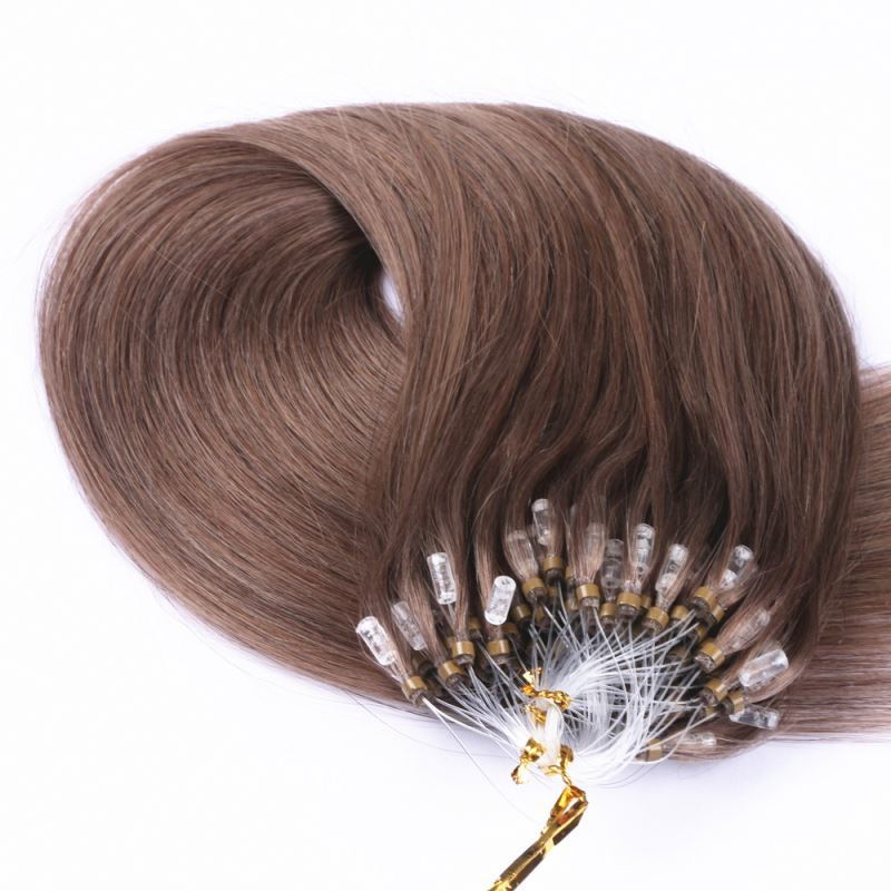 Micro Ring Extensions Kinky Straight Color Lock Twist Easy Loop Remy Mirco Link Human Hair