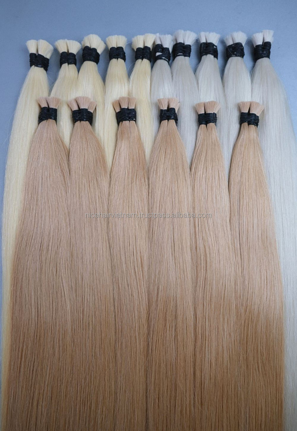 Wholesale virgin hair vendors Processing Various Styles For Women Bulk Hair Remy Grade  Made In Vietnam