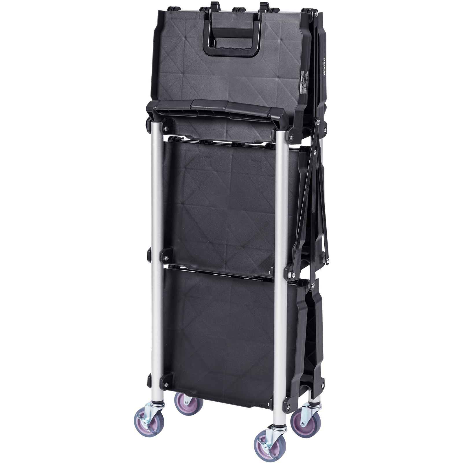 carrying kitchen hand cart shopping serving platform foldable trolleys with wheels