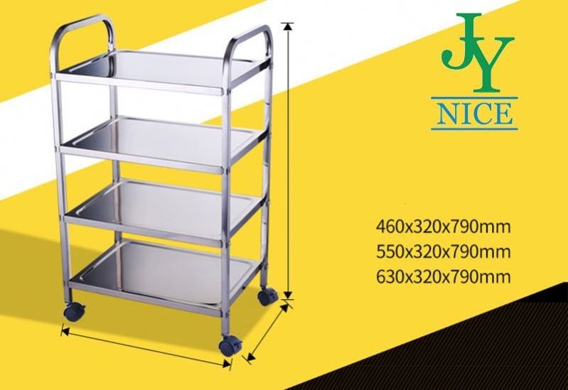 commercial heavy duty Mobile hotel room service Utility Cart 2 layers 3 layers Stainless Steel Hospital Medical Trolley