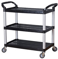 Hotel housekeeping hand service carts with wheels aircraft food drink coffee tea trolley cart