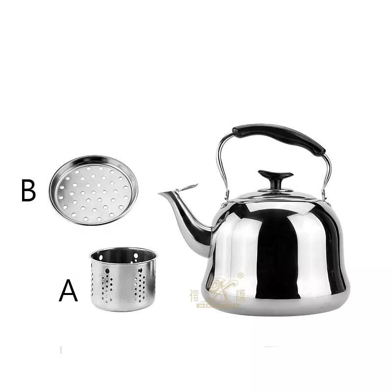 Stainless Steel Durable Whistling Tea Water Kettle Tea Pot with Factory Price Mirror Original Metal OEM