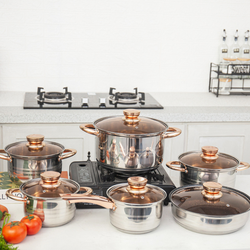 Premium Stainless Steel Cookware Set - Complete Kitchen Essentials for Culinary Mastery