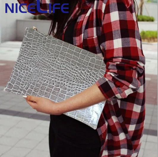 Wholesale Fashion Luxury Designer Dinner Bags Women Animal Print Faux Leather Envelope Clutch Bag