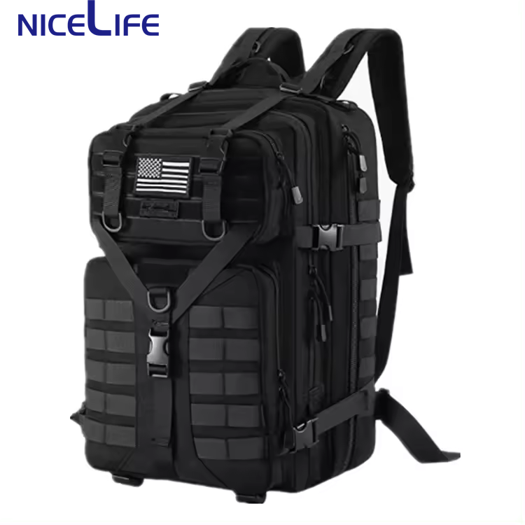 50L Large Capacity Multifunction Backpack High Duty Bag Tactical Camouflage Waterproof Survival Backpack