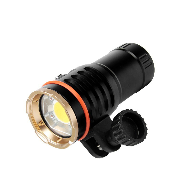 Custom Diving Photography Fill Light Strong Lighting Flashlight Beam Tube Macro Ultra Bright Professional Diving Flashlight LED