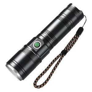 2023 flashlight work light lantern for camping hiking led flashlight 3 modes rechargeable usb torch