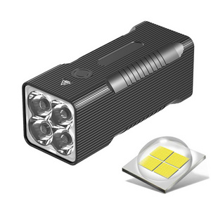 Powerful high bright 8000lumen 80w 4*XPH P50 led flashlight torch USB charging high-power aluminum alloy flashlight