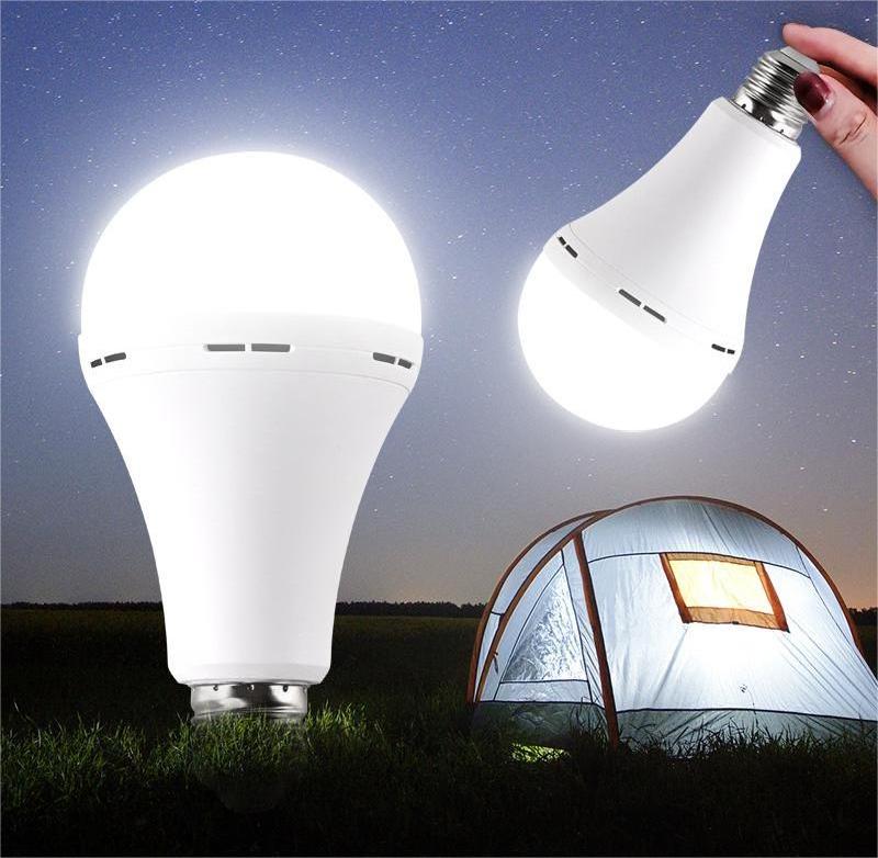 Rechargeable Led Plastic E27 9W 12W 15W 18W Battery Powered Light Led Emergency Bulb Energy Saving Indoor Lighting Bulb