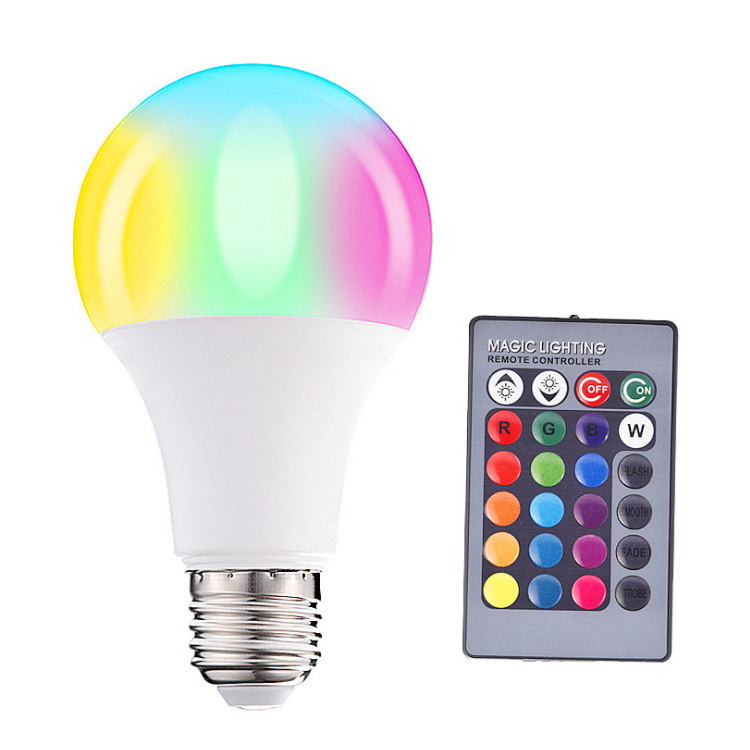 Factory Direct Selling LED Color Changing Remote Control Light Changing Ambiance Colored Light Bulb Corn Lights 85 RGB Wifi 80