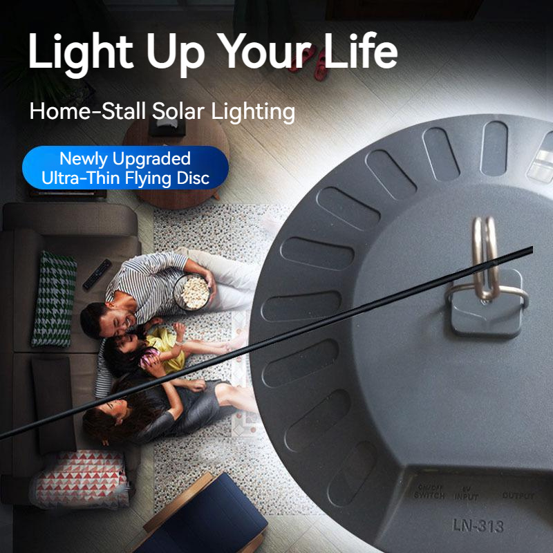 Hot selling useful new design Floor stall lamp rechargeable lighting home led bulbs flying saucer lamp