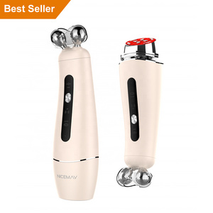 Portable Beauty Device EMS RF Home Use face beauty instrument Multifunctional Facial Roller Massager