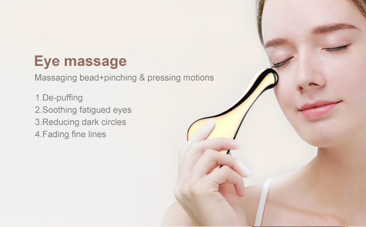 Gua Sha Face Roller  Facial Beauty Roller Skin Care Tools Massager for Face, Eyes Neck, Relieve Fine Lines and Wrinkles Gua Sha