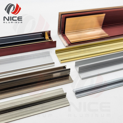 Furniture Aluminum Alloy Border Edging Aluminum Tile Trim Corner Floors Transition Strips Wall Edging Strips