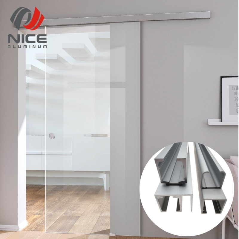 sliding door track roller door wheel curved garage hidden track sliding barn door hardware